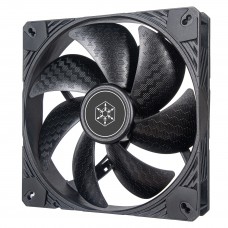 SilverStone Корпусний вентилятор Shark Force SF140B, 140mm, 2200rpm, 4pin PWM, 38.3dBa, чорний