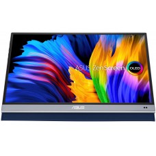 ASUS Монітор портативний 15.6" ZenScreen MQ16AH mHDMI, 2xUSB-C, OLED, 1ms, DCI-P3 100%, HDR10, Cover