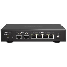 QNAP Некерований комутатор QSW-2104-2S 2*10GbE SFP+ 4*2.5GbE (RJ45)