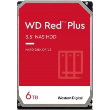 WD Жорсткий диск 6TB 3.5" 5400 256MB SATA Red Plus NAS