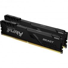 Kingston Пам'ять ПК DDR4 32GB KIT (16GBx2) 3733 FURY Beast Black