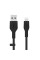 Belkin Кабель заряджання/синхронізації USB-A > Lightning, 2м, силіконовий з кліпсою, чорний