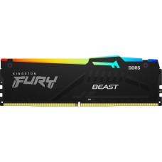 Kingston Пам'ять ПК DDR5 32GB KIT (16GBx2) 5600 FURY Beast RGB