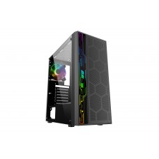 2E Gaming Корпус Spero G2052 без БЖ 2xUSB3.0, 1xUSB2.0, 1x120мм ARGB, 2x120мм, VGA 345мм, LCS ready, TG Side Panel, ATX, чорний