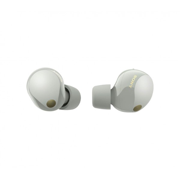 Sony Навушники TWS WF-1000XM5 BT 5.3, ANC, Hi-Res, IPX4, SBC, AAC, LDAC, LC3, Сріблястий