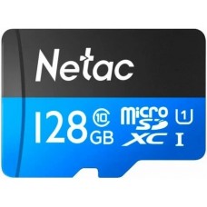 Netac Карта пам'яті microSD 128GB C10 UHS-I R80MB/s + SD