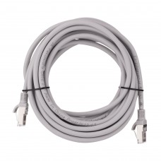 2E Патч-корд САТ 6, FTP, 5м, 26AWG, RJ45, 7/0.16, Cu, LSZH, сірий