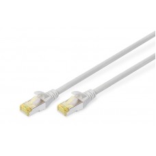 Digitus Патч-корд CAT 6a S-FTP, 15м, AWG 26/7 сірого кольору