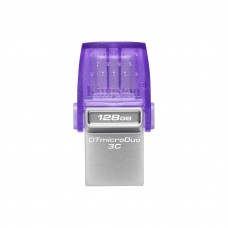 Kingston Накопичувач 128GB USB 3.2 Gen1 + Type-C DT microDuo 3C R200MB/s