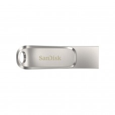 SanDisk Накопичувач 256GB USB 3.1 Type-A + Type-C Dual Drive Luxe Срібний