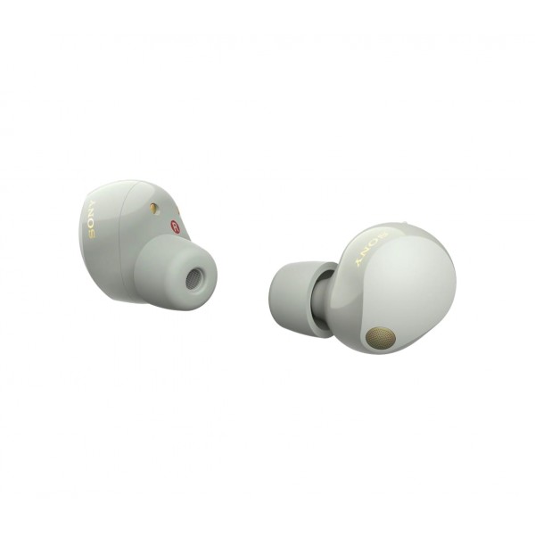 Sony Навушники TWS WF-1000XM5 BT 5.3, ANC, Hi-Res, IPX4, SBC, AAC, LDAC, LC3, Сріблястий