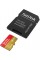 SanDisk Карта пам'яті microSD 128GB C10 UHS-I U3 R190/W90MB/s Extreme V30 + SD