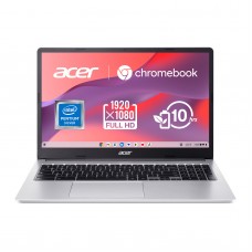 Acer Ноутбук Chromebook CB315-4HT 15" FHD IPS Touch, Intel P N6000, 8GB, F128GB, UMA, ChromeOS, сріблястий