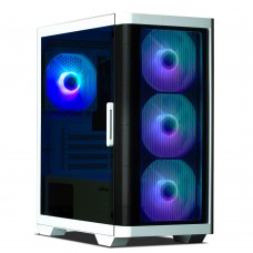 Zalman Корпус M4 без БЖ 2xUSB3.0, 1xUSB2.0 4x120мм ARGB VGA 320мм LCS ready TG Side Window mATX білий