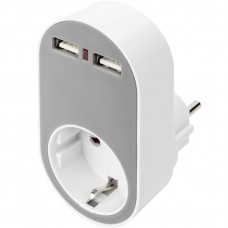 Зарядний пристрій DIGITUS Universal USB + Power Socket