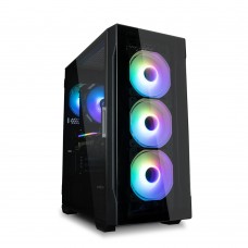 Zalman Корпус I3 Neo TG, без БЖ, 1xUSB3.0, 2xUSB2.0, 4x120mm RGB fans, TG Side/Front Panel, ATX, чорний