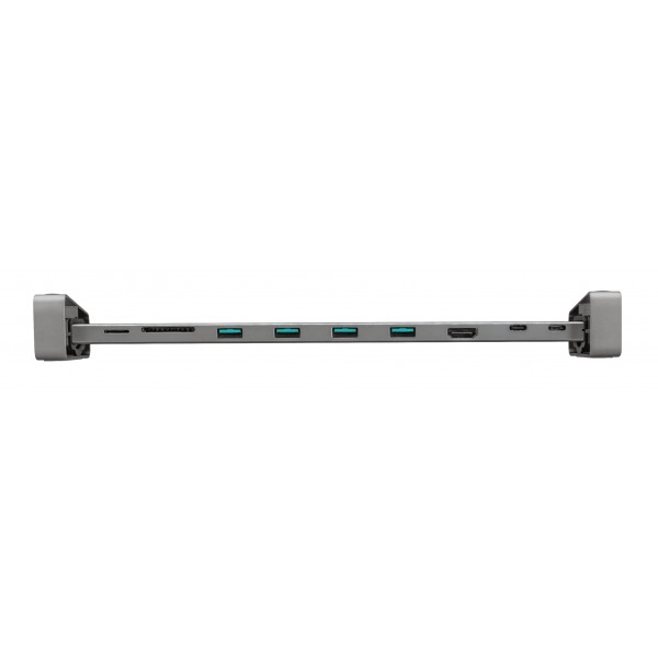 Trust Dalyx Aluminium 10-in-1 USB-C Multi-port Dock