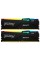 Kingston Пам'ять ПК DDR5 64GB KIT (32GBx2) 5600 FURY Beast RGB