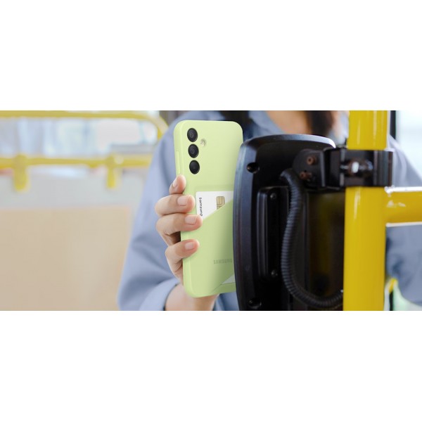 Samsung Чохол для Galaxy A15 (A156), Card Slot Case, зелений світлий