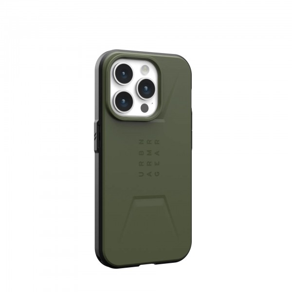 UAG Чохол для Apple iPhone 15 Pro Civilian Magsafe, Olive Drab