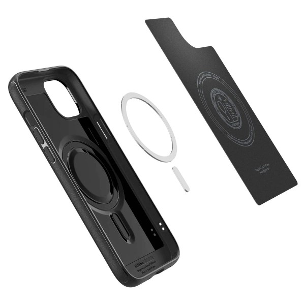 Spigen Чохол для Apple iPhone 15 Mag Armor MagFit, Matte Black