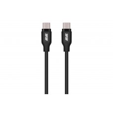 2E Кабель USB-C - USB-C Glow 60W 1m Black