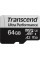 Transcend Карта пам'яті microSD 64GB C10 UHS-I U3 A2 R160/W80MB/s + SD