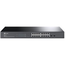 TP-Link Комутатор TL-SG2218 16x1GE 2xSFP L2 Smart Switch 19" 1U