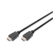 Digitus Кабель HDMI High speed+Ethernet (AM/AM) 5m, black