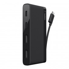 Belkin Концентратор 3.0 USB-C TRAVEL HUB,BLACK