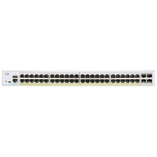 Cisco Комутатор CBS250 Smart 48-port GE, PoE, 4x10G SFP+