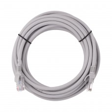 2E Патч-корд САТ 6, UTP, 5м, 26AWG, RJ45, 7/0.16, Cu, LSZH, сірий