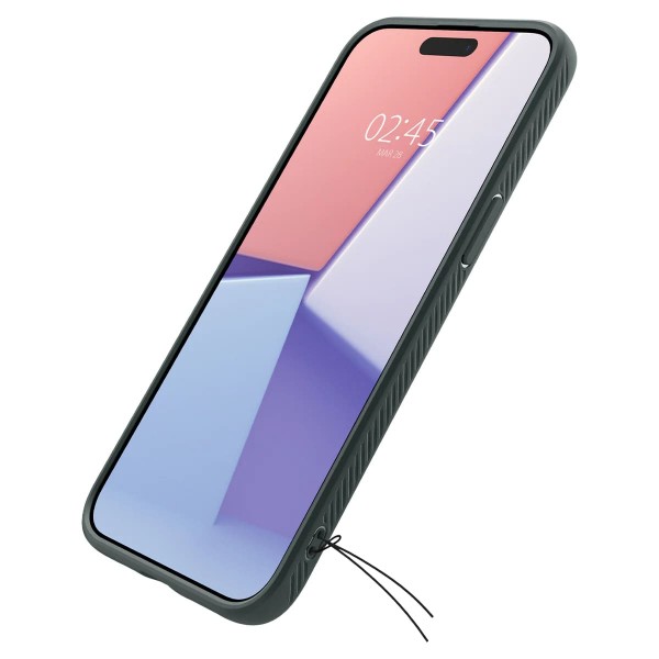 Spigen Чохол для Apple iPhone 15 Pro Max Liquid Air, Abyss Green
