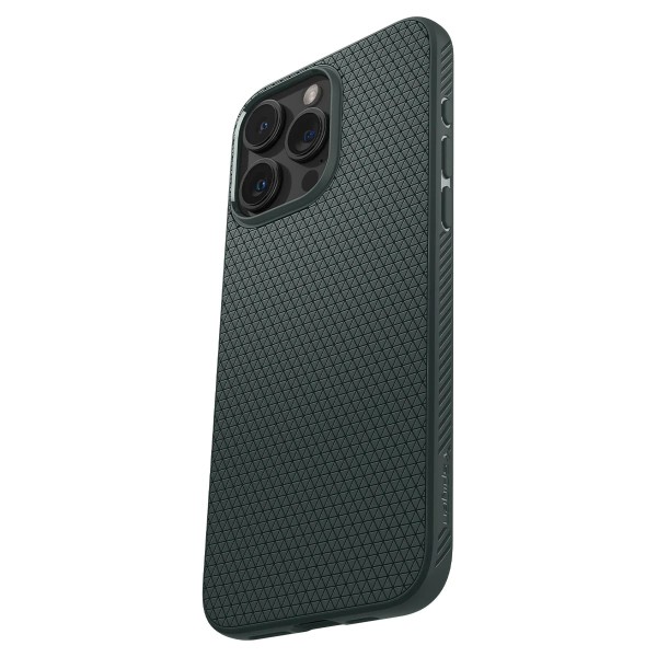 Spigen Чохол для Apple iPhone 15 Pro Max Liquid Air, Abyss Green