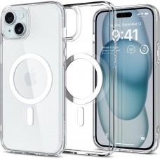 Spigen Чохол для Apple iPhone 15 Ultra Hybrid MagFit, White