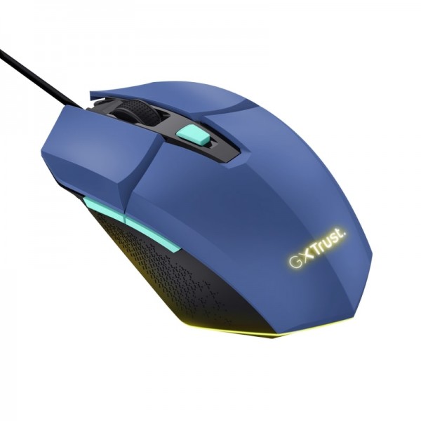 Миша Trust GXT 109 FELOX, RGB, USB-A, Синій
