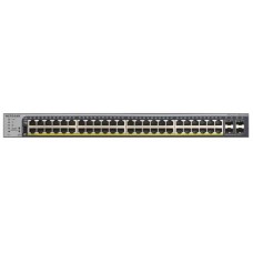 NETGEAR Комутатор GS752TPv2 48x1GE PoE+ (380Вт), 4xSFP, керований L2+