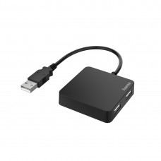 HAMA 4 Ports USB 2.0 Black