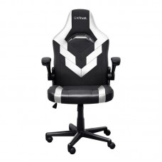 Крісло Trust GXT703W Riye, ПУ шкіра, Foldable Armrests, білий