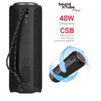Портативна акустична система 2E SoundXTube Plus 40Вт, ВТ 5.0, MP3, TWS, EQ, IPX6, Чорний