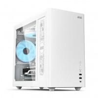 Корпус 2E Credo Plus V350WG без БЖ, 1xUSB3.0, 1х USB 2.0, 1xUSB Type-C, 3x120мм ARGB, VGA 350мм, LCS ready, TG Side Panel, mATX, білий