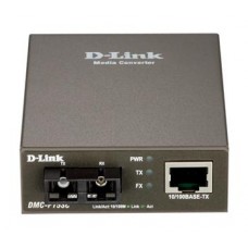 Медiаконвертер D-Link DMC-F15SC 100BaseTX to SM Fiber (15km, SC)Fast Ethernet Twisted-pair to Fast Ethernet Single-mode Fiber, M