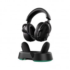 Гарнітура MCHOSE V9 Turbo, USB-A/WL/BT, Steel Black