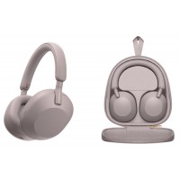 Навушники Over-ear Sony WH-1000XM5 BT 5.2, ANC, Hi-Res, AAC, LDAC, Wireless, Mic, Рожевий