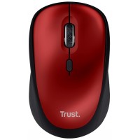 Миша Trust Yvi+ Silent ECO, WL, Червоний