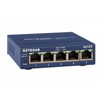 Комутатор NETGEAR GS105GE 5xGE, некерований