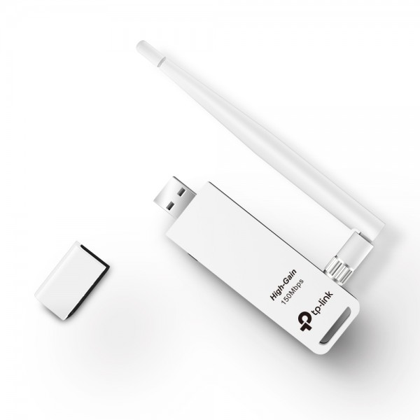 WiFi-адаптер TP-Link TL-WN722N 802.11n, 2.4 ГГц, N150, USB 2.0