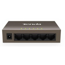 Коммутатор TENDA TEF1005D 5xFE, Desktop металл, Неуправляемый