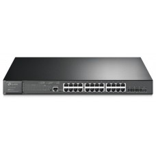 Комутатор TP-LINK TL-SG3428XMP 24xGE/PoE+384W 4x10GE SFP+ L2 JetStream 19" 1U