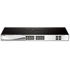 Комутатор D-Link DGS-1210-20/F 16port 1Gbit, 4SFP Smart